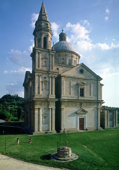 Vista esterna che mostra il campanile staccato e la cupola, 1518-45 da Antonio da Sangallo
